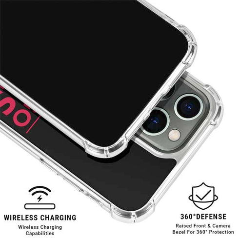 NBA Chicago Bulls Standard - Black iPhone 16 Pro Clear Case